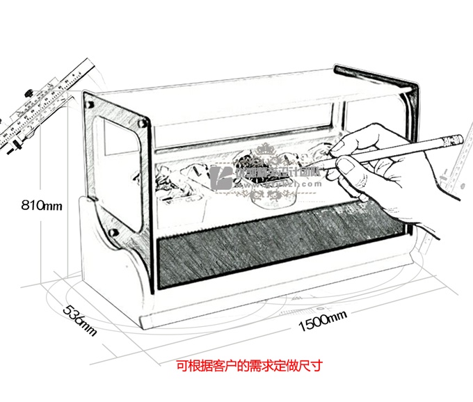 优凯-VIP-BQGA台式冰淇淋展示柜（厂长推荐）