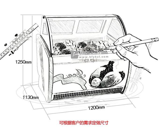 BQ-A型冰淇淋展示柜（畅销产品）