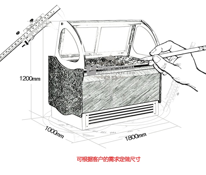 BQ-H型冰淇淋展示柜