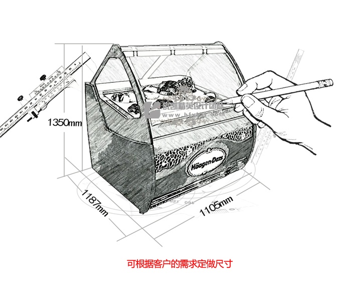 BQ-HG型哈根达斯冰淇淋展示柜（2015新款）