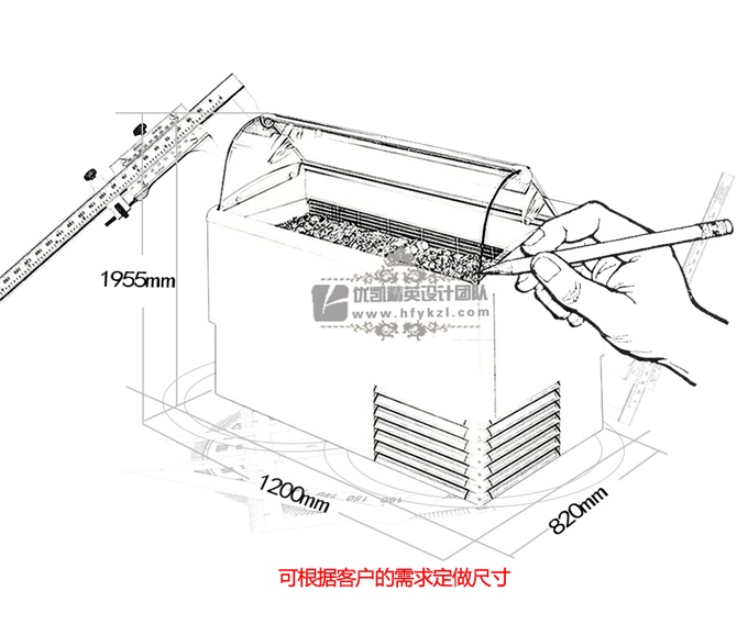 BQ-I型冰淇淋展示柜（畅销产品）