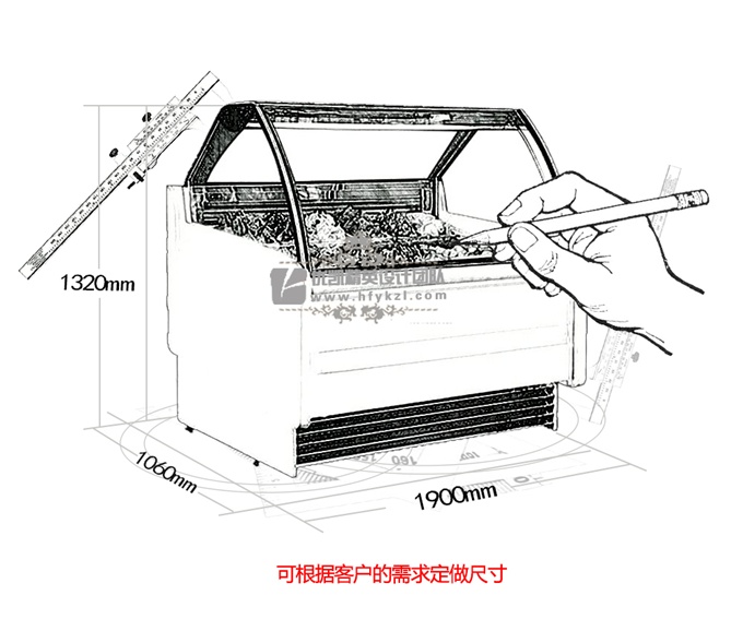 BQ-J型意式冰淇淋展示柜（畅销产品）