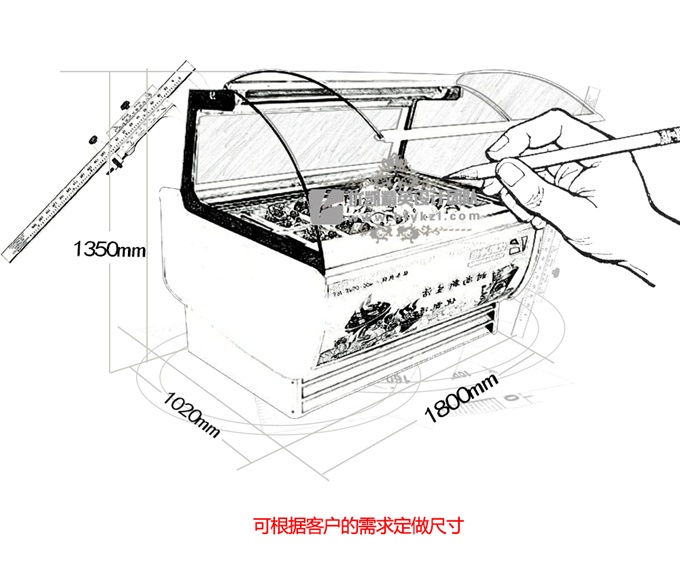 BQ-N型前掀式冰淇淋展示柜（畅销产品）