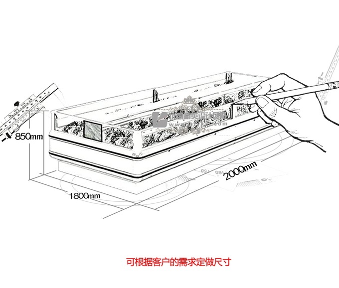 DG-DB型风冷双岛柜（畅销产品）