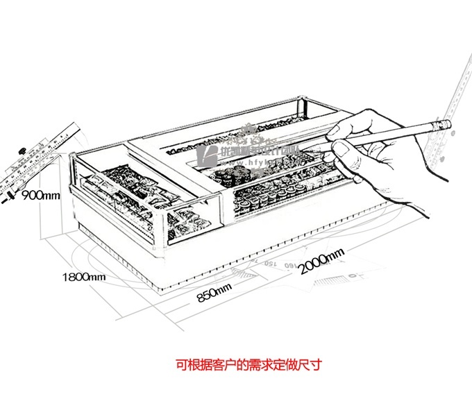 DG-EA型风冷双岛柜组合（畅销产品）