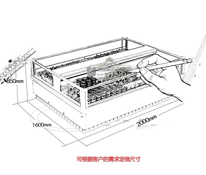 DG-EA型风冷双岛柜（畅销产品）