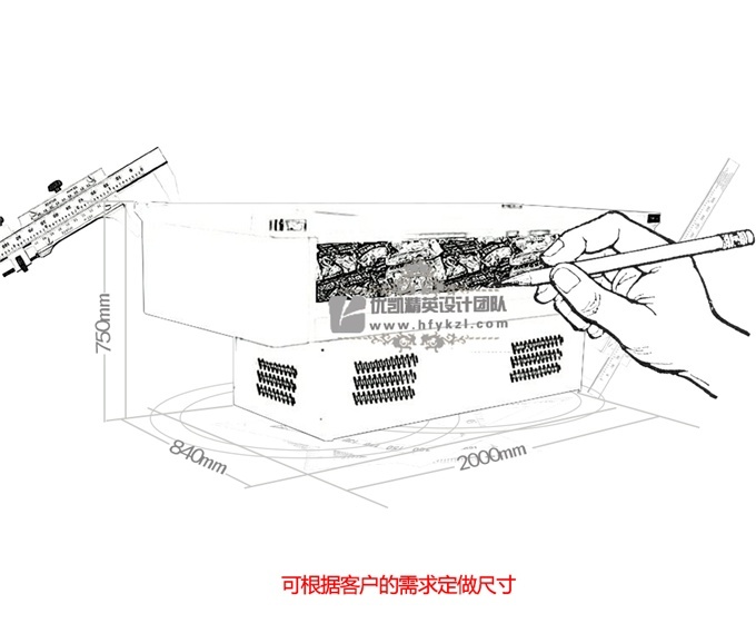 HA-B型视窗海鲜岛柜（畅销产品）