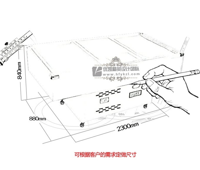 HA-C型小斜坡海鲜岛柜（畅销产品）