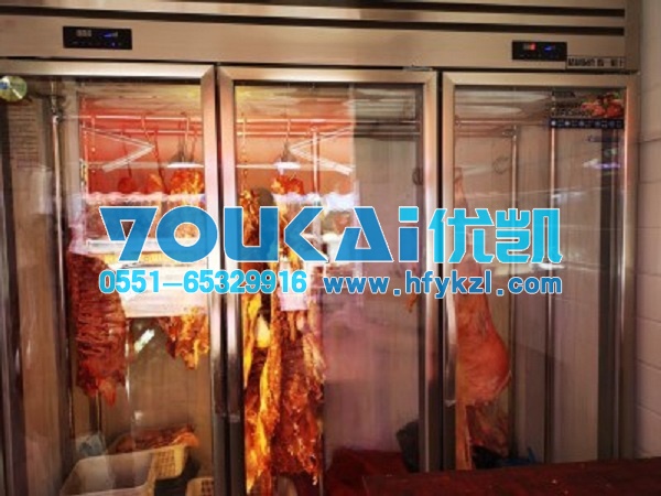 上海牛羊肉冷藏展示挂肉柜案例（豪华款风冷循环）