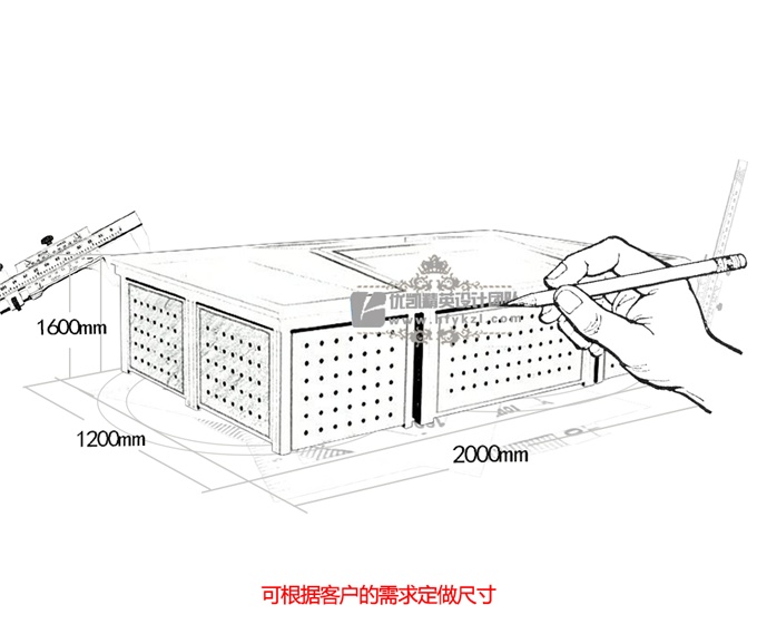 ZGS-1双面组合果蔬架