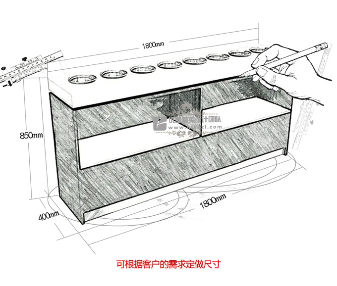 火锅浆料台