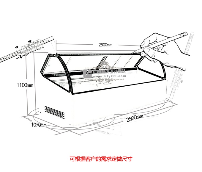 敦煌系列柜台式冷藏展示柜