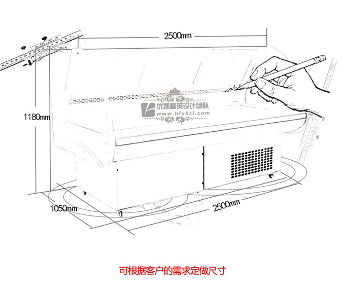 SS-E型风冷熟食柜