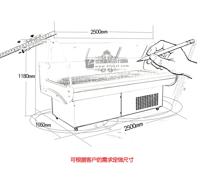 SS-G型直冷熟食柜