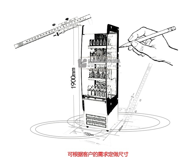 优凯-VIP-FMD立式三明治柜