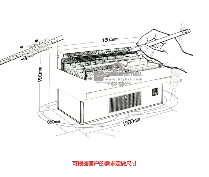 单面开放冷藏展示柜F