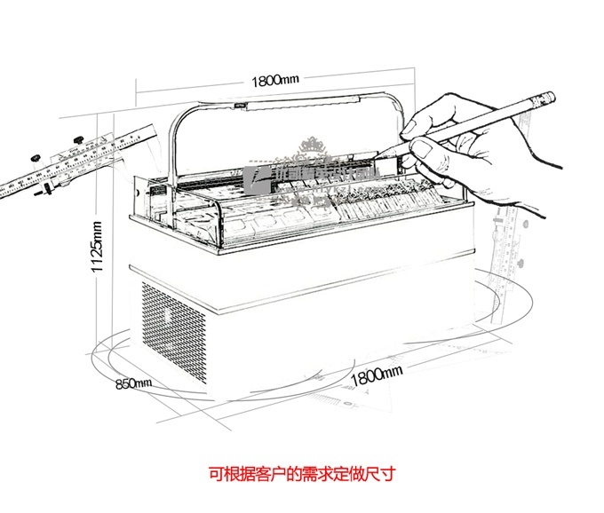 单面开放式冷藏展示柜D