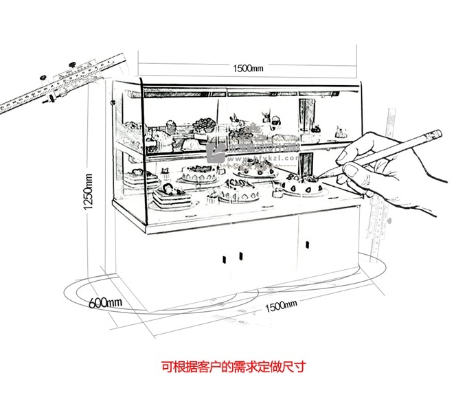 MB-BGA单边面包柜