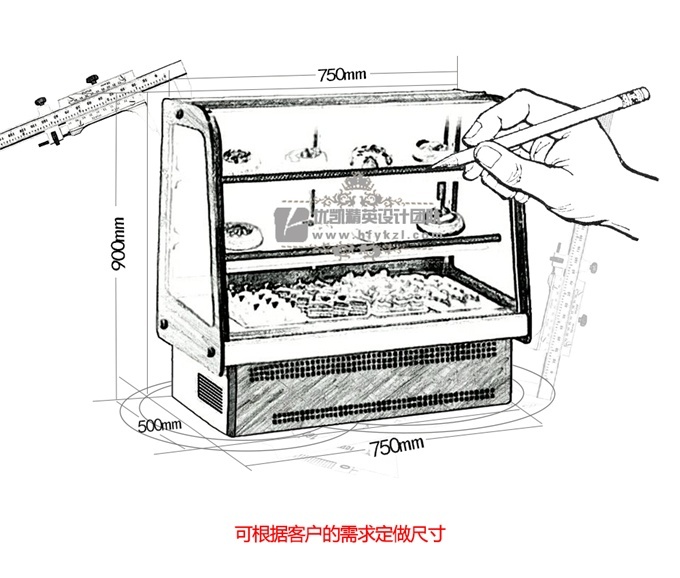 DG-G型台式蛋糕柜