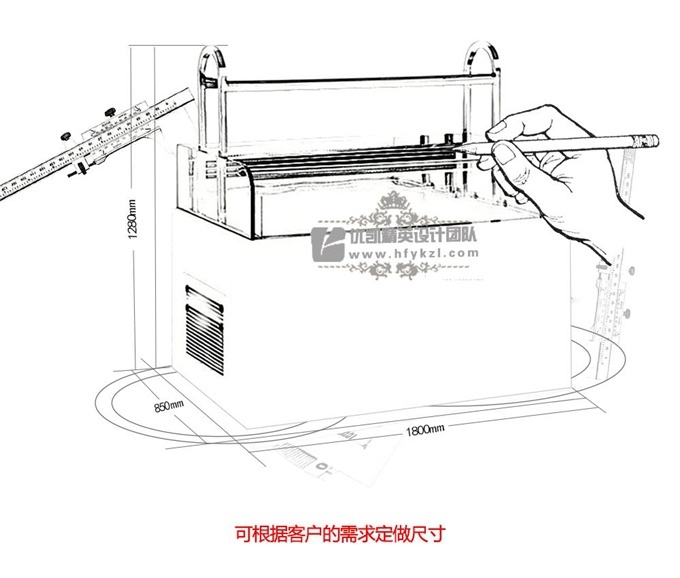 KF-B卧式三明治蛋糕柜