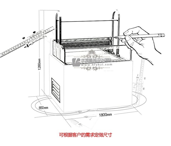 KF-BC型卧式三明治蛋糕柜