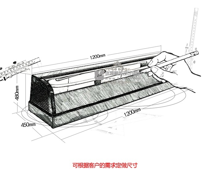 SS-A圆弧型寿司柜