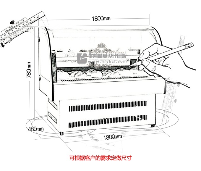 TSG-A台式冷藏蛋糕柜