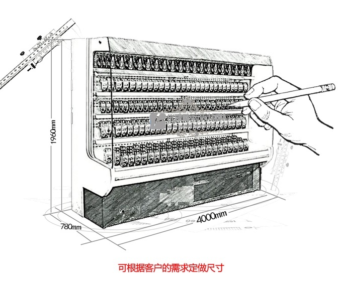 LF-Q型风幕柜