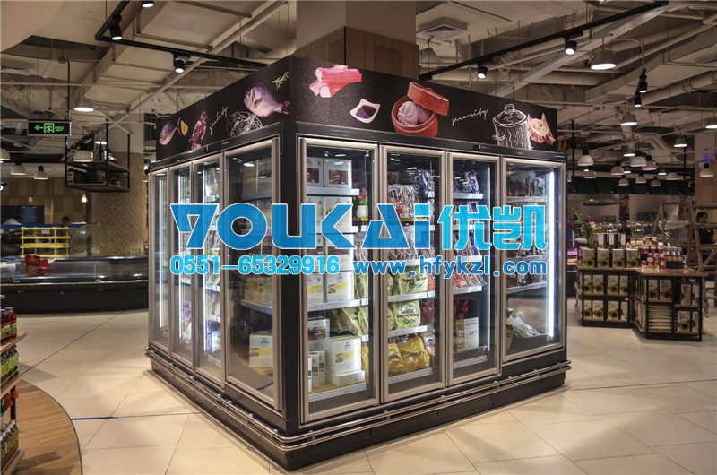 广东深圳玻璃门超市冷柜案例