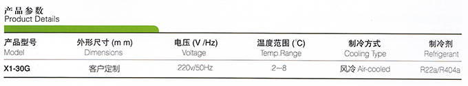 拐角鲜肉柜参数