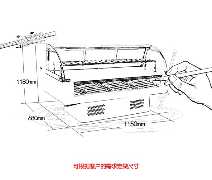 XR-SC直冷型鲜肉柜